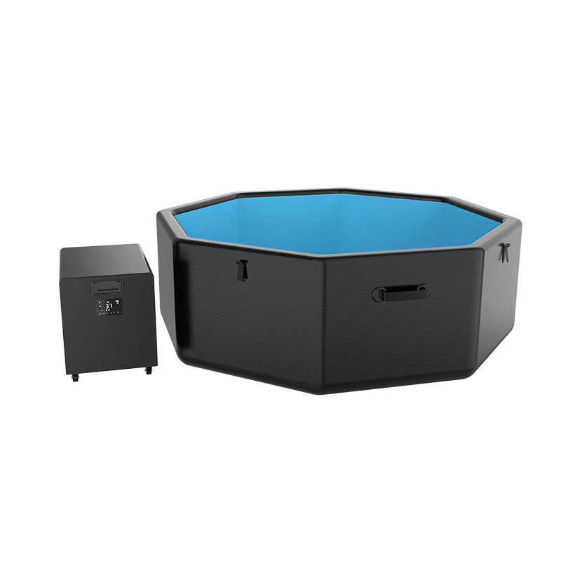 Octagon Ice Pod PVC inflado portátil para ao ar livre