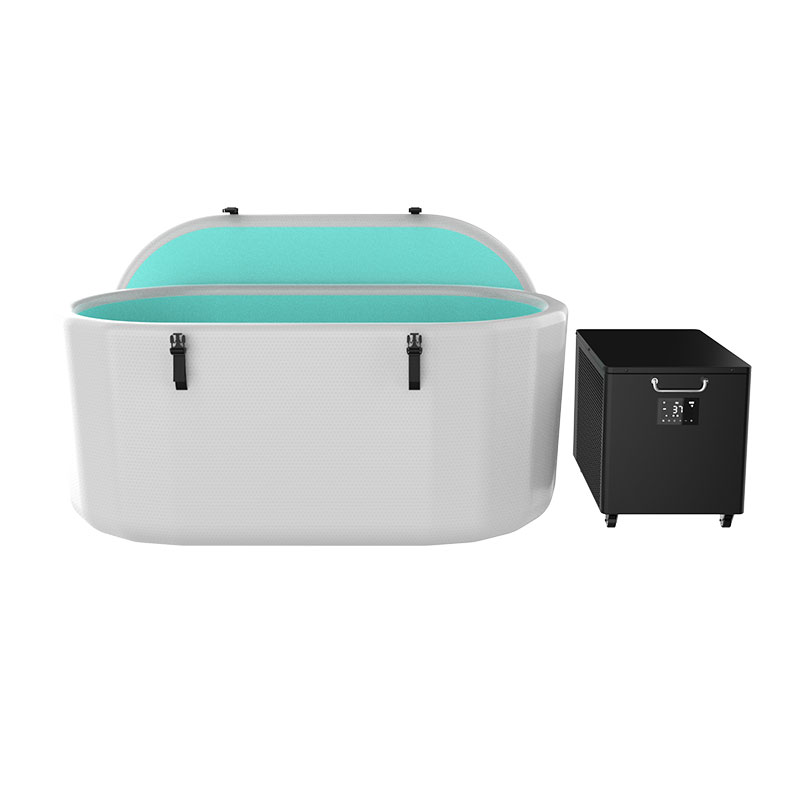 Grande piscina de mergulho frio inflável