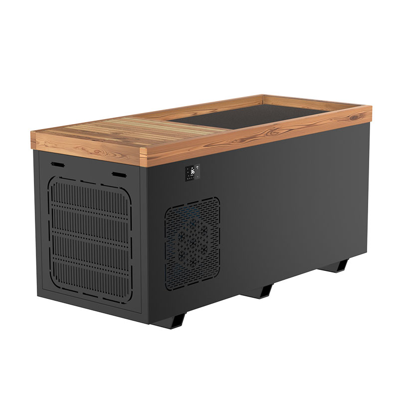 Banheira de mergulho frio de aço inoxidável Banheira de mergulho frio de aço inoxidável