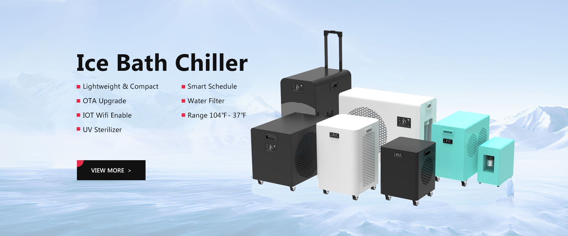 Chiller de banho de gelo