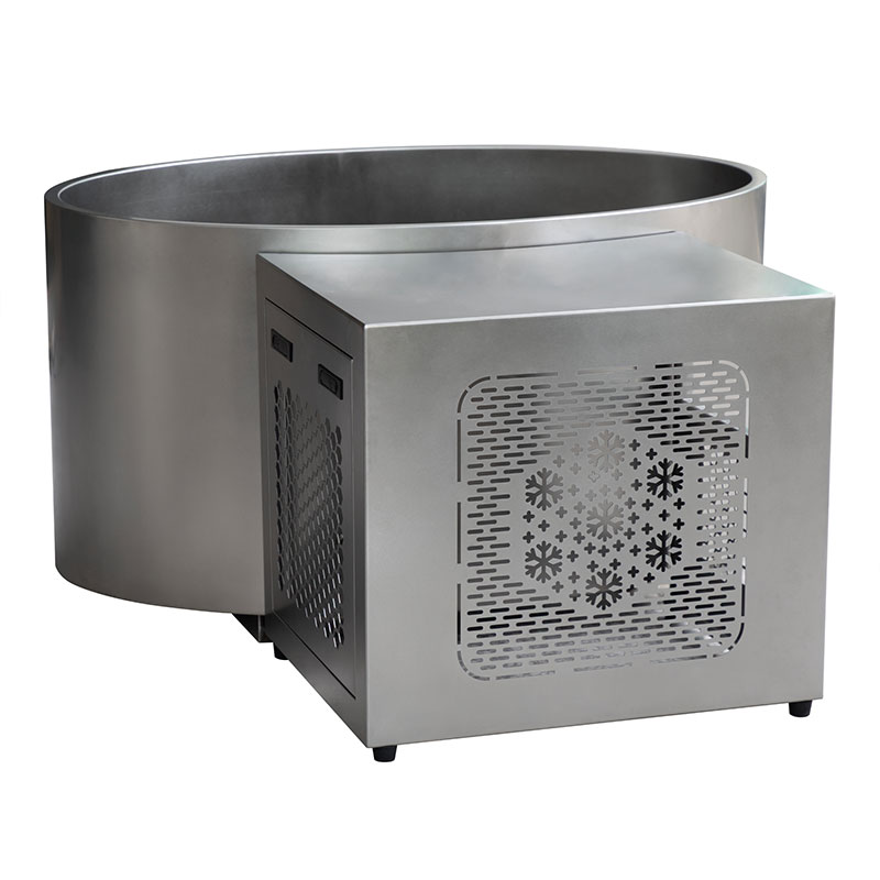 Banheira de imersão fria oval totalmente em aço inoxidável