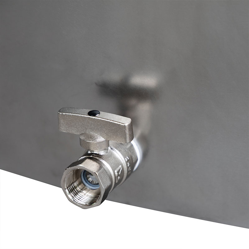 Banheira de imersão fria oval totalmente em aço inoxidável