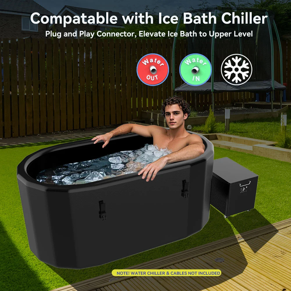 Inflatable Cold Plunge Pool Compatible With Water Chiller