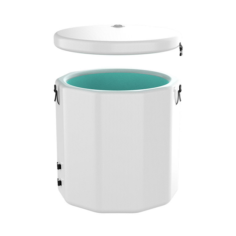 Banheira inflável de queda de gelo para recuperação de banho frio