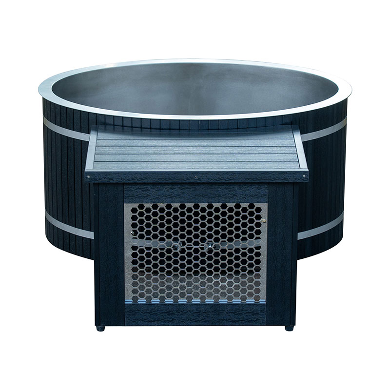 Mergulho frio oval com banheira de aço inoxidável